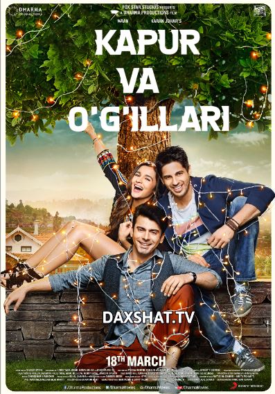 Kapur va Uning O'g'illari Premyera Hind kino Uzbek tilida Tarjima kino HD 2016 Skachat